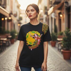 Vtg Gypsy Dances Passion Tee M Black Cotton USA